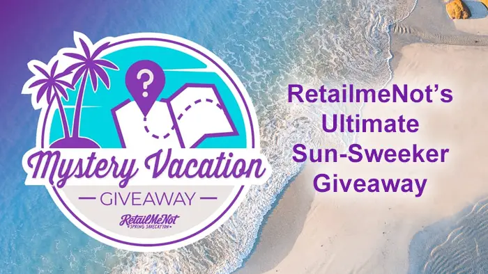 Enter RetailMeNot's Ultimate Sun-Seeker Mystery Vacation Getaway Giveaway for your chance to win the ultimate all-expenses paid mystery vacation for over $5,000!