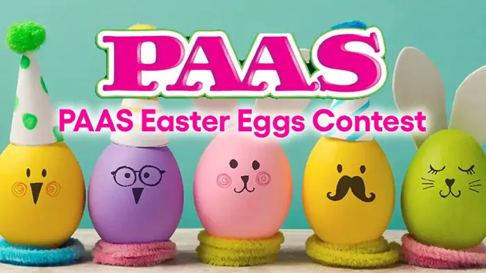 PAAS Easter Eggs "Hit the PAAS Button" Photo Contest