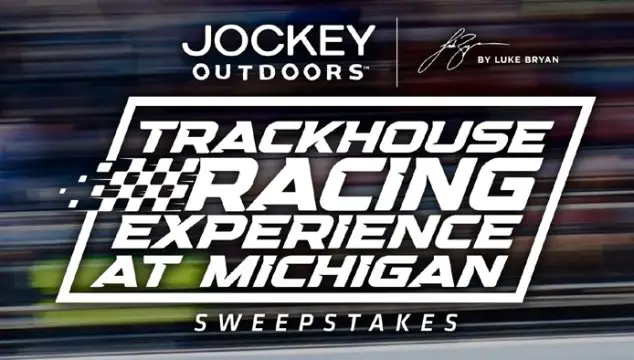 Enter for your chance to win a trip for two to the race at Michigan International Speedway  this August. The trip includes Garage Access, Hauler Tour, Daniel Suarez Meet and greet, Pit Road Tour, Lunch with Trackhouse racing, pre-race and driver introductions Access