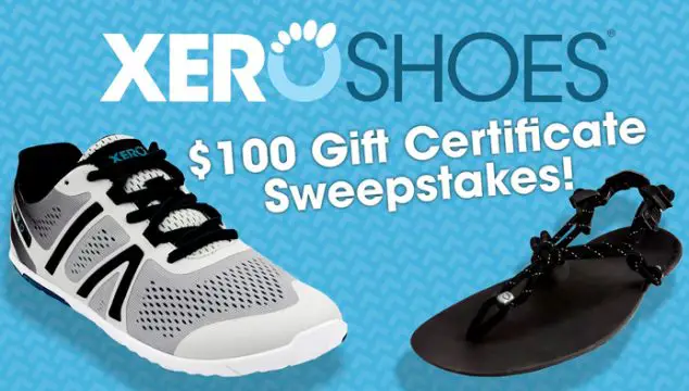 April's Xero Shoes $100 Gift Card Giveaway