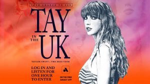 Enter for your chance to win a trip for four to see Taylor Swift in London, England! #ErasTour The $10,000 trip includes airfare, four nights hotel accommodations and four tickets to see Taylor Swift at Wembley Stadium, London HA9 0WS, United Kingdom, on August 17, 2024