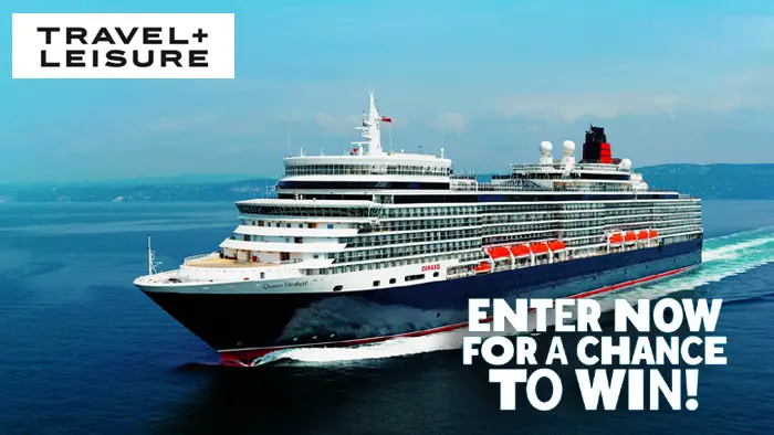 Enter for your chance to win an Alaska Voyage on Cunard's Queen Elizabeth® featuring a Balcony stateroom for two on a seven-night Queen Elizabeth voyage sailing round trip from Seattle, WA; Round-trip, coach class commercial air transportation and ground transfers for Winner and Cruise Guest from a major international airport and one night hotel accommodations in Seattle, WA