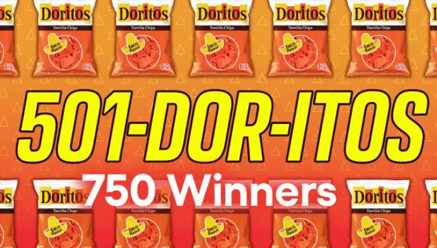 Doritos Taco Flavor Misprint Sweepstakes (750 Winners)