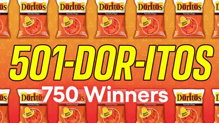 Doritos Taco Flavor Misprint Sweepstakes (750 Winners)