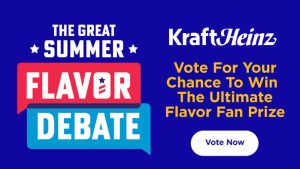 Vote for your favorite Summer dish and a chance to win exclusive gear, grilling essentials, backyard games and more! Join TasteVIP for Free to enter this giveaway and future ones from Kraft Heinz!