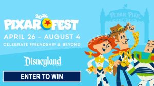 Enter daily for a chance to win a #Disneyland Resort vacation for the opportunity to experience this year’s Pixar Fest! Have the opportunity to stay at the Pixar Place Hotel to enjoy the whimsical artistry of Pixar Animation Studios and proximity to Disneyland® Park and Disney California Adventure® Park where you can have a chance to explore Pixar Fest with a 3-day Disneyland® Resort Park Hopper® ticket, as well as shopping and dining at the Downtown Disney® District.