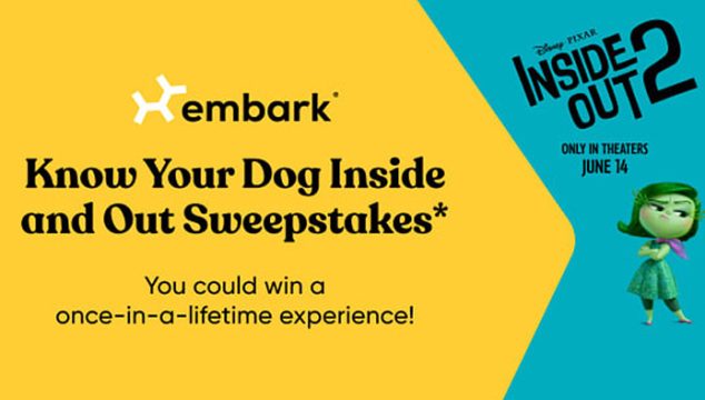 Know Your Dog Pixar's Inside and Out Movie Premiere Sweepstakes