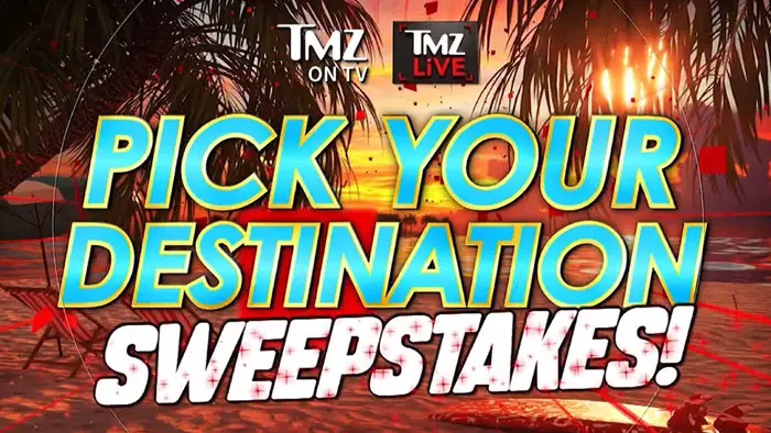 TMZ / TMZ LIVE Pick Your Destination Sweepstakes (Word of the Day)