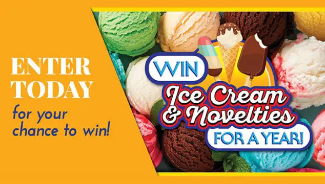 Easy Home Meals Ice Cream For a Year Sweepstakes