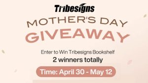 Tribesigns Mother's Day Bookshelf Giveaway