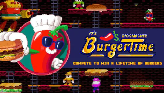Chili’s Big Smasher Burgertime Arcada Game (253 Prizes)