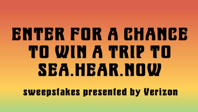Win a VIP trip to the Sea.Hear.Now Festival