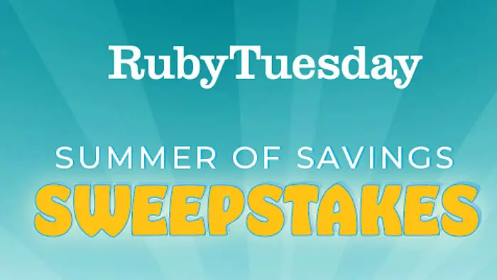 Ruby Tuesday’s Endless Summer Instant Win Game