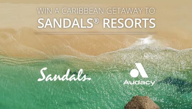 Audacy Sandals Resort National Flyaway Sweepstakes