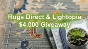 Enter for your chance to win a $4,000 grand prize from Rugs Directs and Lightopia! Create your own indoor or outdoor oasis this season with $2,500 in lighting from Lightopia + $1,500 in rugs from Rugs Direct. 