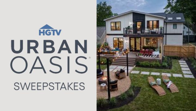 HGTV Urban Oasis 2024 Giveaway