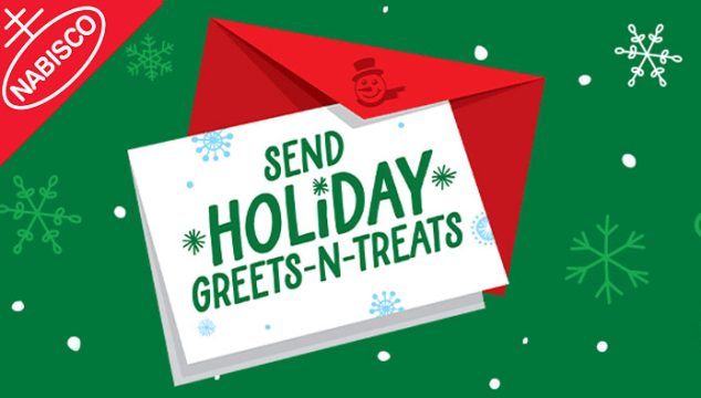 Nabisco Send Holiday Greets-N-Treats Instant Win Game holidaygreetsandtreats.com (851 Prizes)