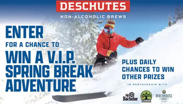 Deschutes Brewery No Booze No Boundaries Instant Win Sweepstakes (146 Prizes)