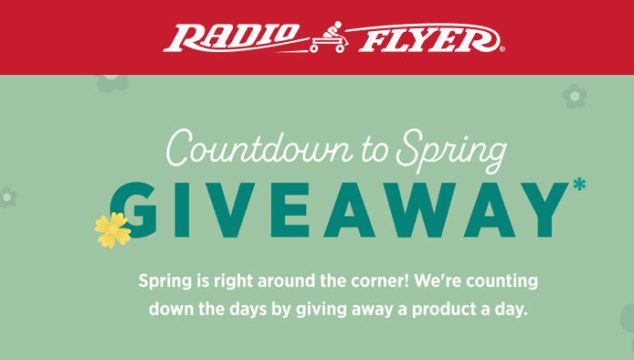 Radio Flyer Spring Giveaway (Daily Winners)