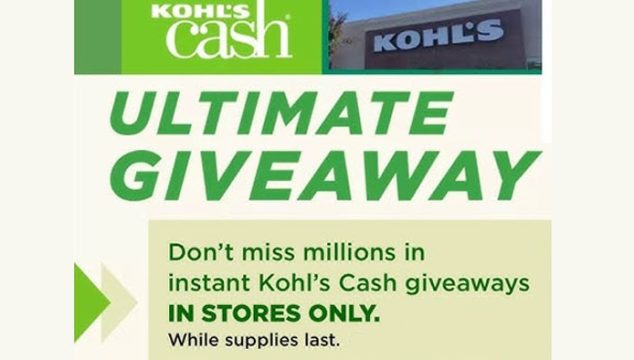 Kohl’s Cash Ultimate Giveaway starts March 7th!