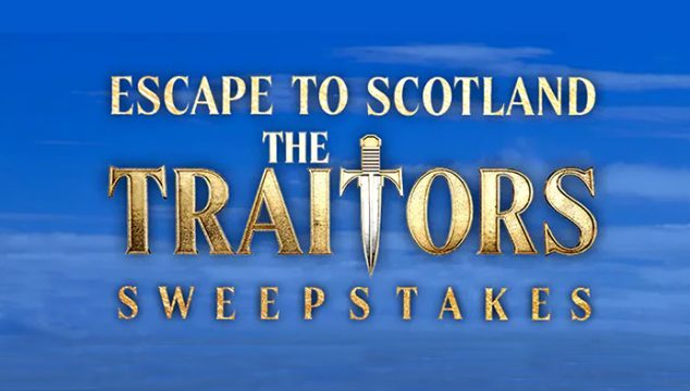 NBC Escape to Scotland The Traitors Sweepstakes