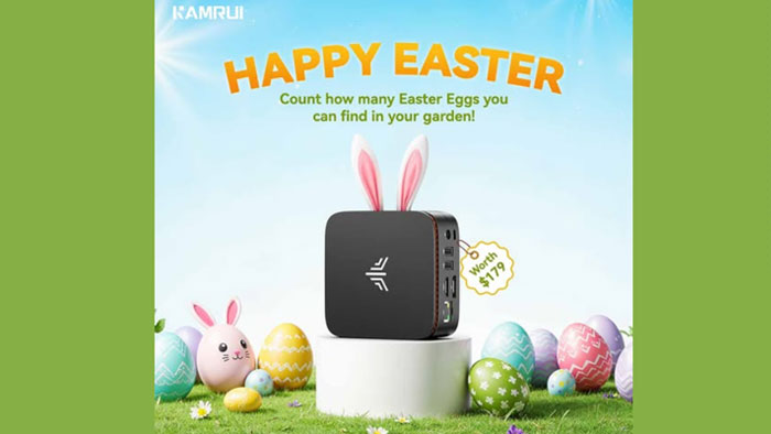 KAMRUI E1 Mini PC Easter Giveaway