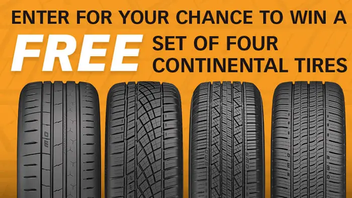 Win FREE Tires from Continental Tire POWERNATION
