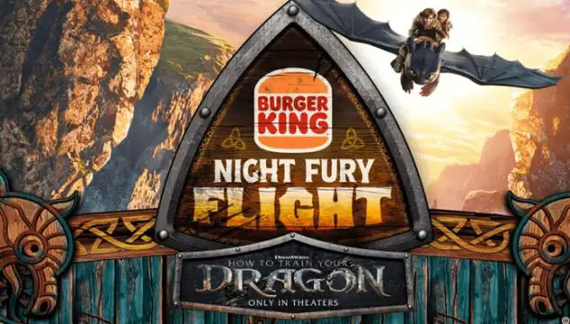 Burger King Night Fury Flight Instant Win Game