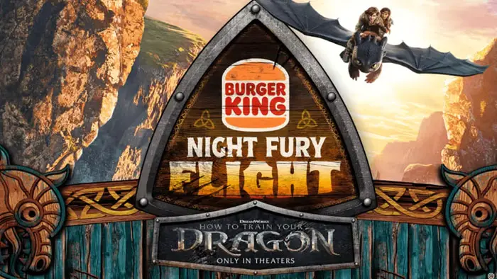 Burger King Night Fury Flight Instant Win Game