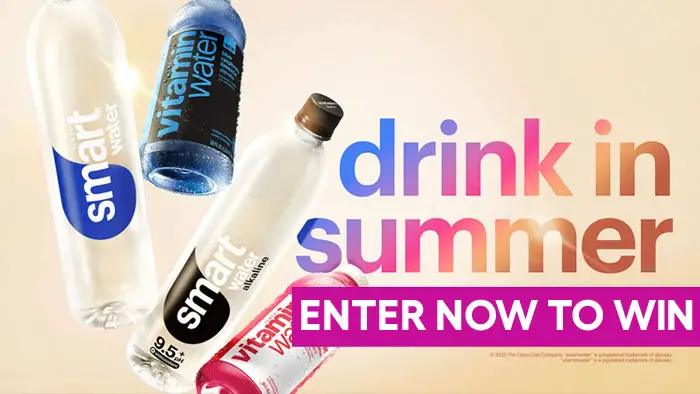 Coca-Cola smartwater Drink in Summer Sweepstakes
