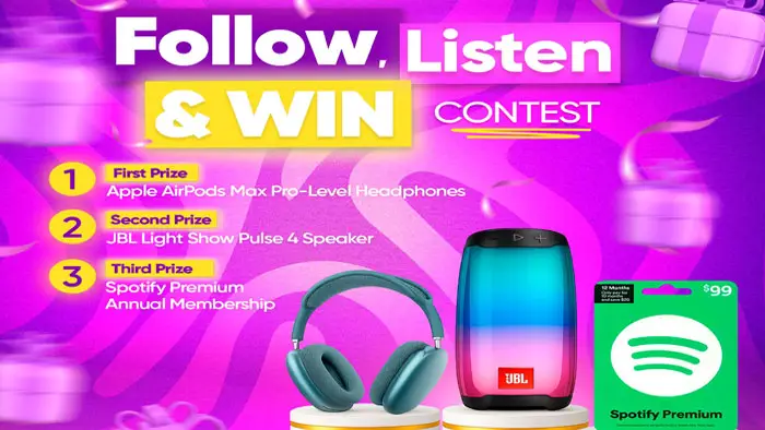 Frank Abraham Music Follow Like Listen & WIN Sweepstakes