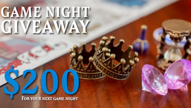 Game Night Sweepstakes from Winged Sandals Games