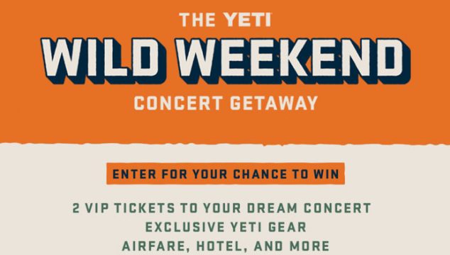 YETI Wild Weekend Getaway Sweepstakes