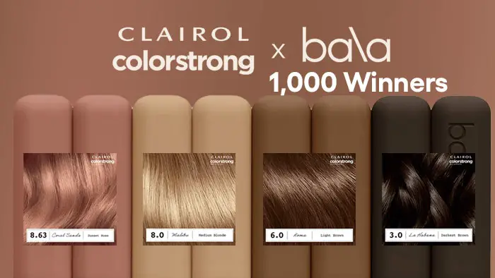 Clairol ColorStrong and Bala Sweepstakes (1,000 Winners)
