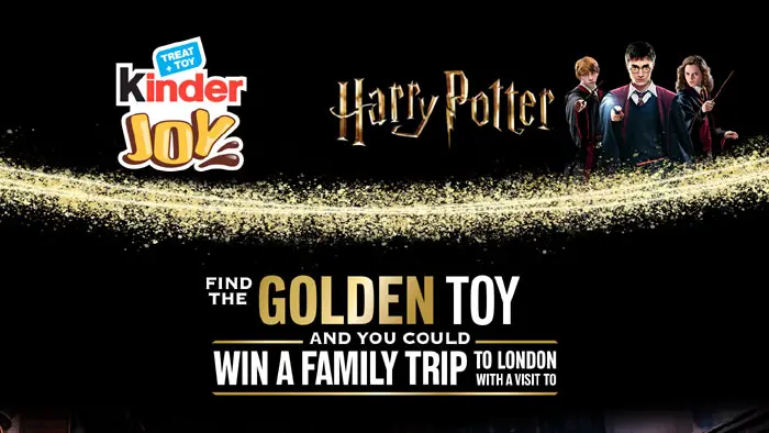 Kinder  Find The Golden Toy The Making of Harry Potter Sweepstakes