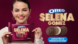 Enter the OREO Selena Gomez Sweepstakes for a chance to win exclusive prizes like a limited edition OREO x Selena Gomez Record Player, $100 Rare Beauty e-gift card, and signed CD Beauty Box Set. Want to hit play on Selena's exclusive new remix? You'll have to get your hands on the hard-to-find Signature OREO Cookie.