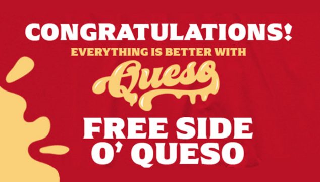 Carl’s Jr. Queso Craze Mobile Game (200,000 Food Offers)