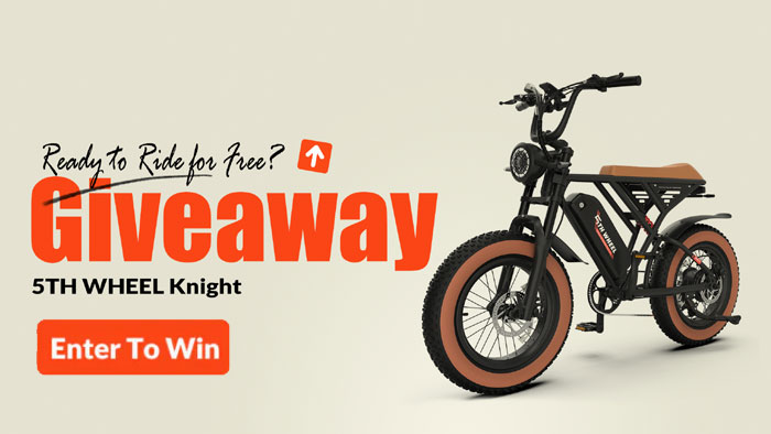 5TH WHEEL Knight Ebike Giveaway