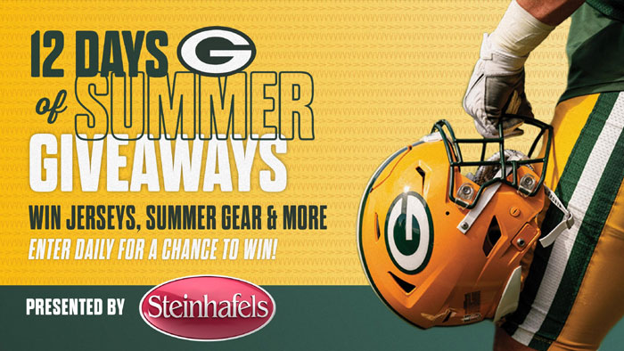 Packers 12 Days of Summer Giveaways