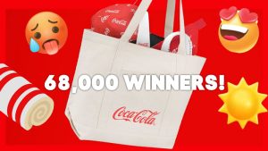 Coca-Cola Daily Ibotta Cash Drop Instant Win Game (68,000 Prizes)