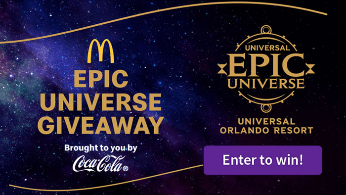 Coca-Cola x McDonald’s Universal Epic Universe Sweepstakes