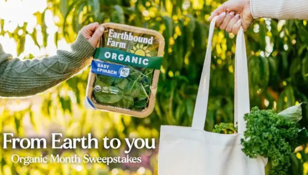 Earthbound Farm From Earth to You Sweepstakes - Win FREE Groceries