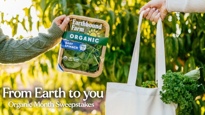 Earthbound Farm From Earth to You Sweepstakes - Win FREE Groceries