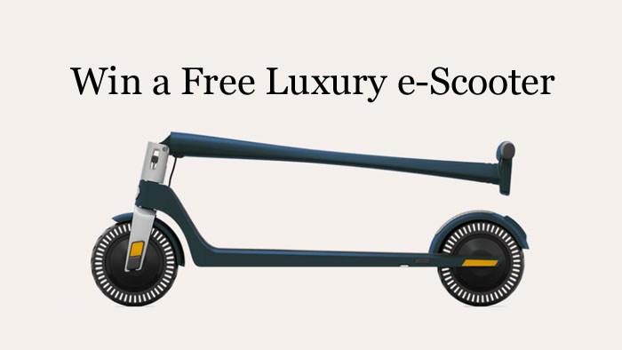 Win a $1,500 Unagi e-Scooter!