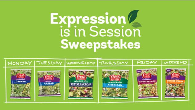 Fresh Express Expression is in Session Sweepstakes