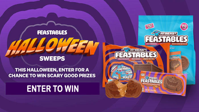 2025 Feastables Halloween Sweepstakes (115 Prizes)