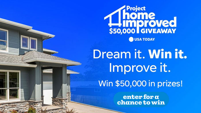 USA Today Project Home Improved $50,000 Giveaway