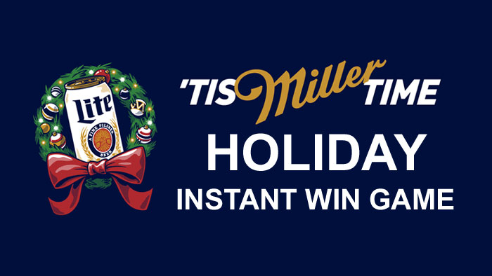 Play the Miller Lite Holiday Instant Win Game daily for a chance to win an array of festive prizes that’ll gear you up for the season in style. Prizes include branded Miller Lite holiday apparel like sweaters, trucker hats, beanies, and seasonal “beernaments” and also cash or Venmo-transfer “reward” payouts. This sweepstakes gives fans of Miller Lite a fun way to enter during the holidays and score seasonal swag or instant prizes while embracing the “Miller Time” vibe.