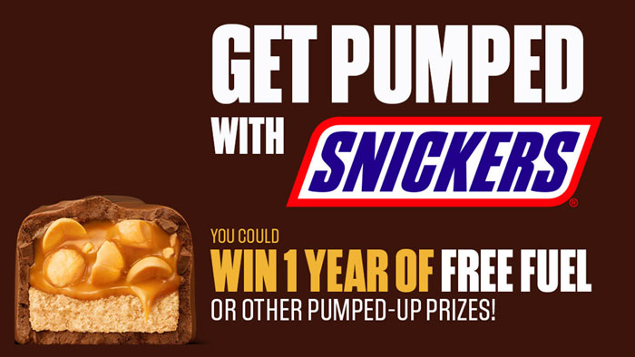 SNICKERS NFL & Circle K Sweepstakes (122 Prizes)