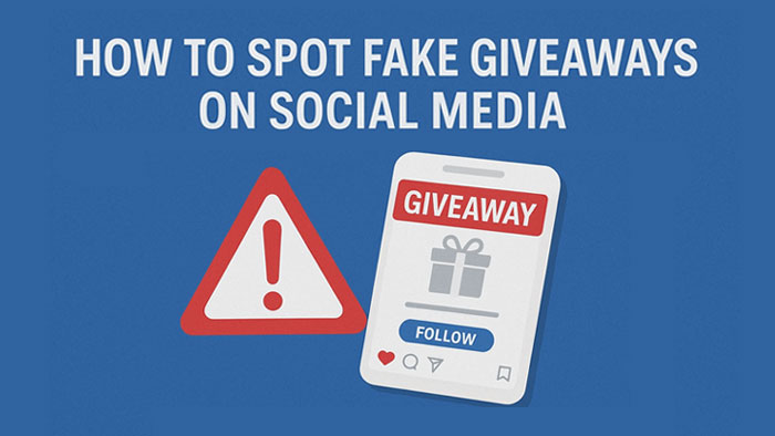How to Spot Fake Social Media Giveaways